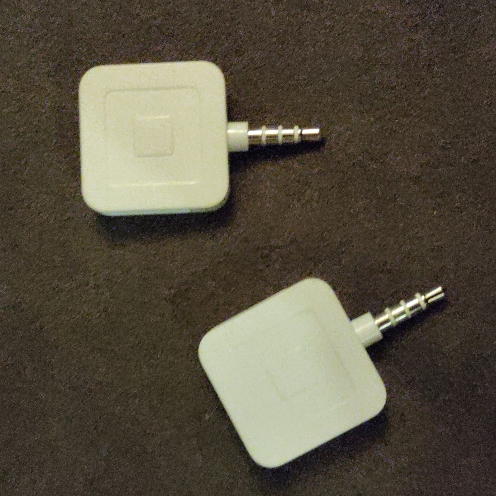 Square reader for magstripe credit card readers
